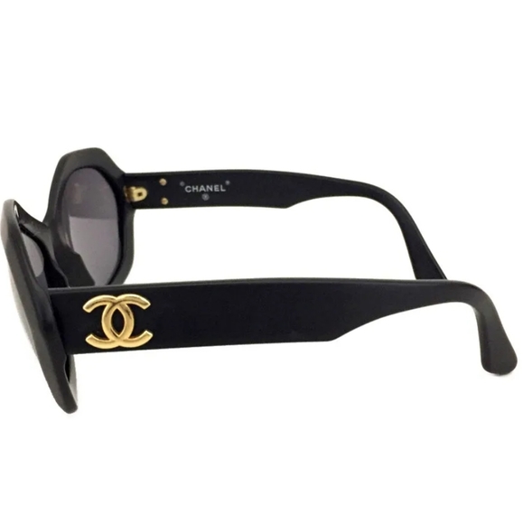 CHANEL  CC LOGO BLACK SUNGLASSES/1C2179 - Picture 2 of 11